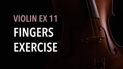 violin ex 11 finger exercise