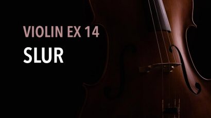 violin ex 14 slur