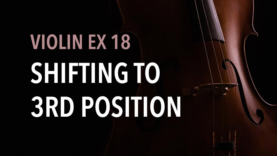 violin ex shifting to 3rd position