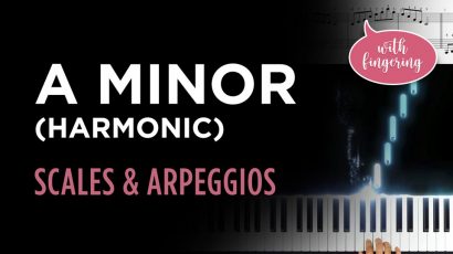 A Harmonic Minor Scale & Arpeggio