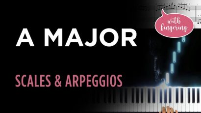 A Major Scale & Arpeggio