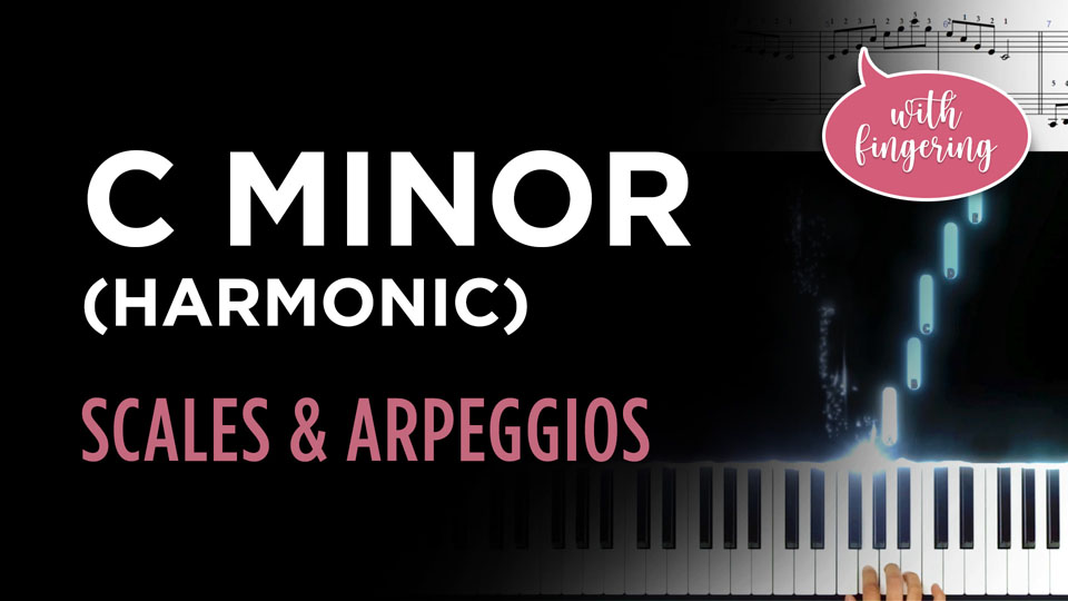 C Harmonic Minor Scale &Amp; Arpeggio