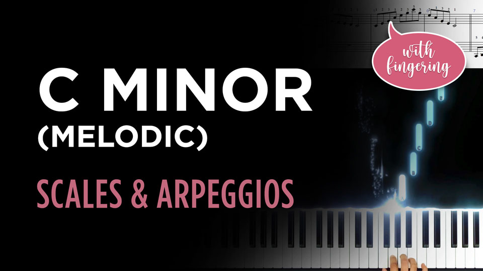 C Melodic Minor Scale &Amp; Arpeggio