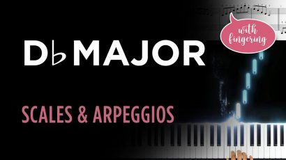 Db Major Scale & Arpeggio