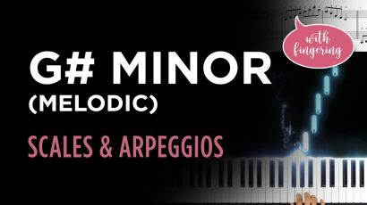 G# Melodic Minor Scale & Arpeggio