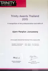 trinity award thailand 2015