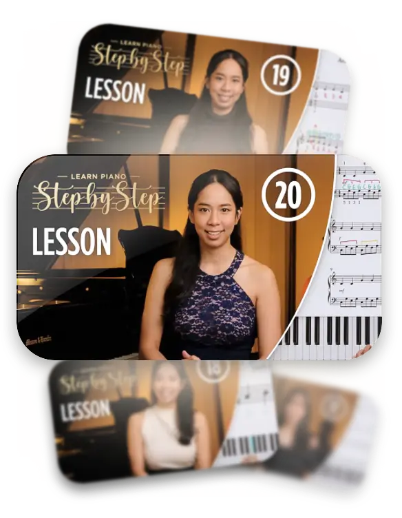 Step by step Piano Lessons